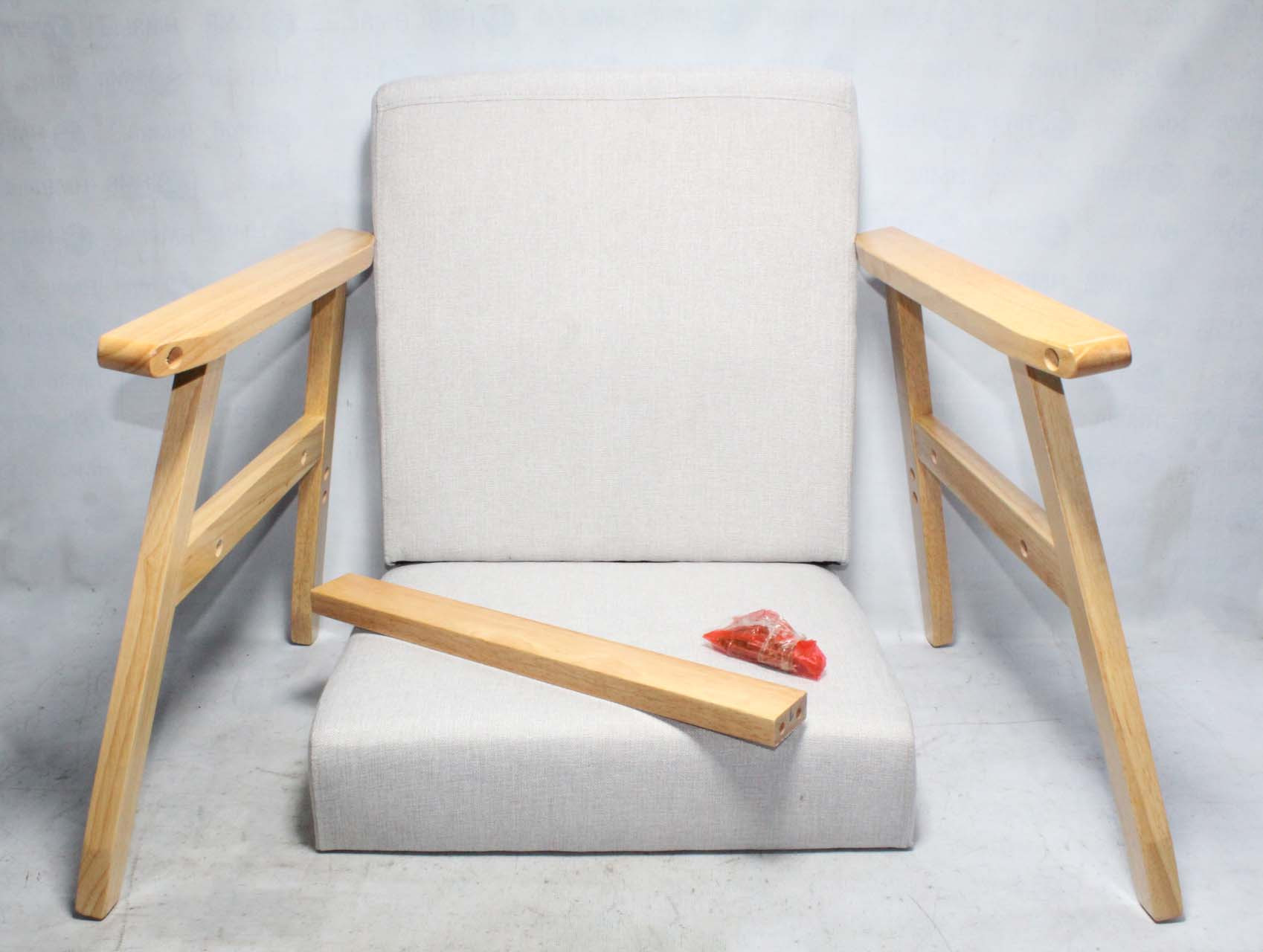 Anko upholstered outlet timber chair