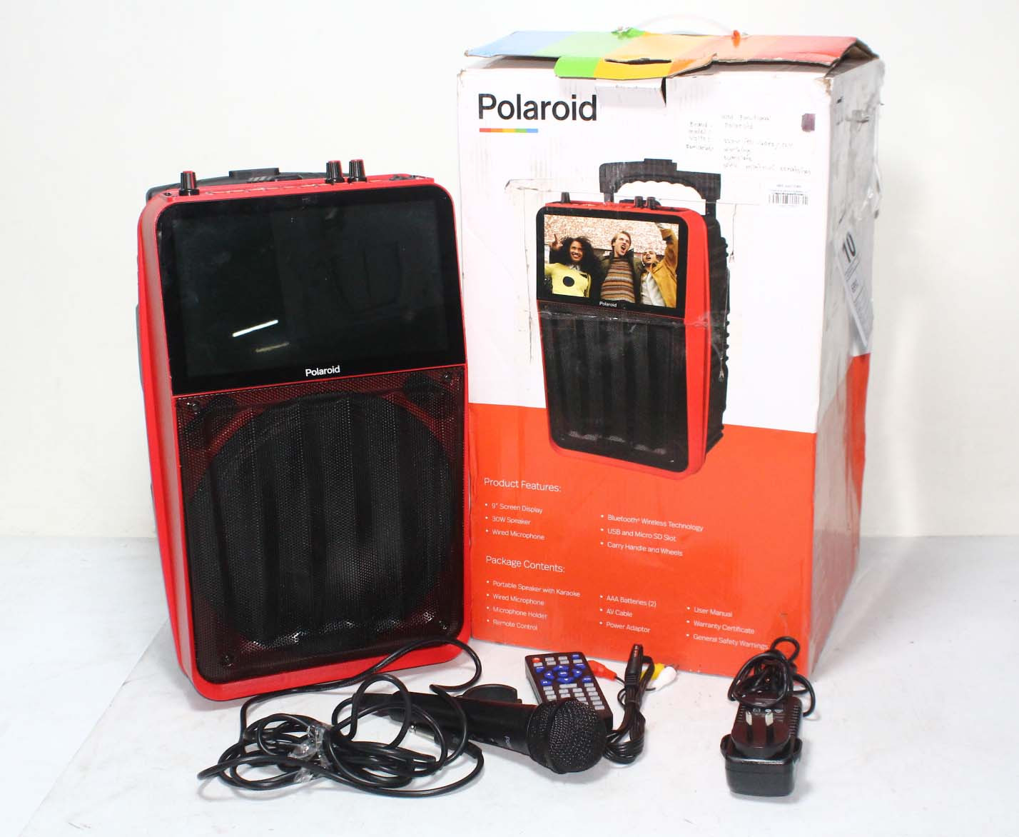 Polaroid karaoke hot sale speaker