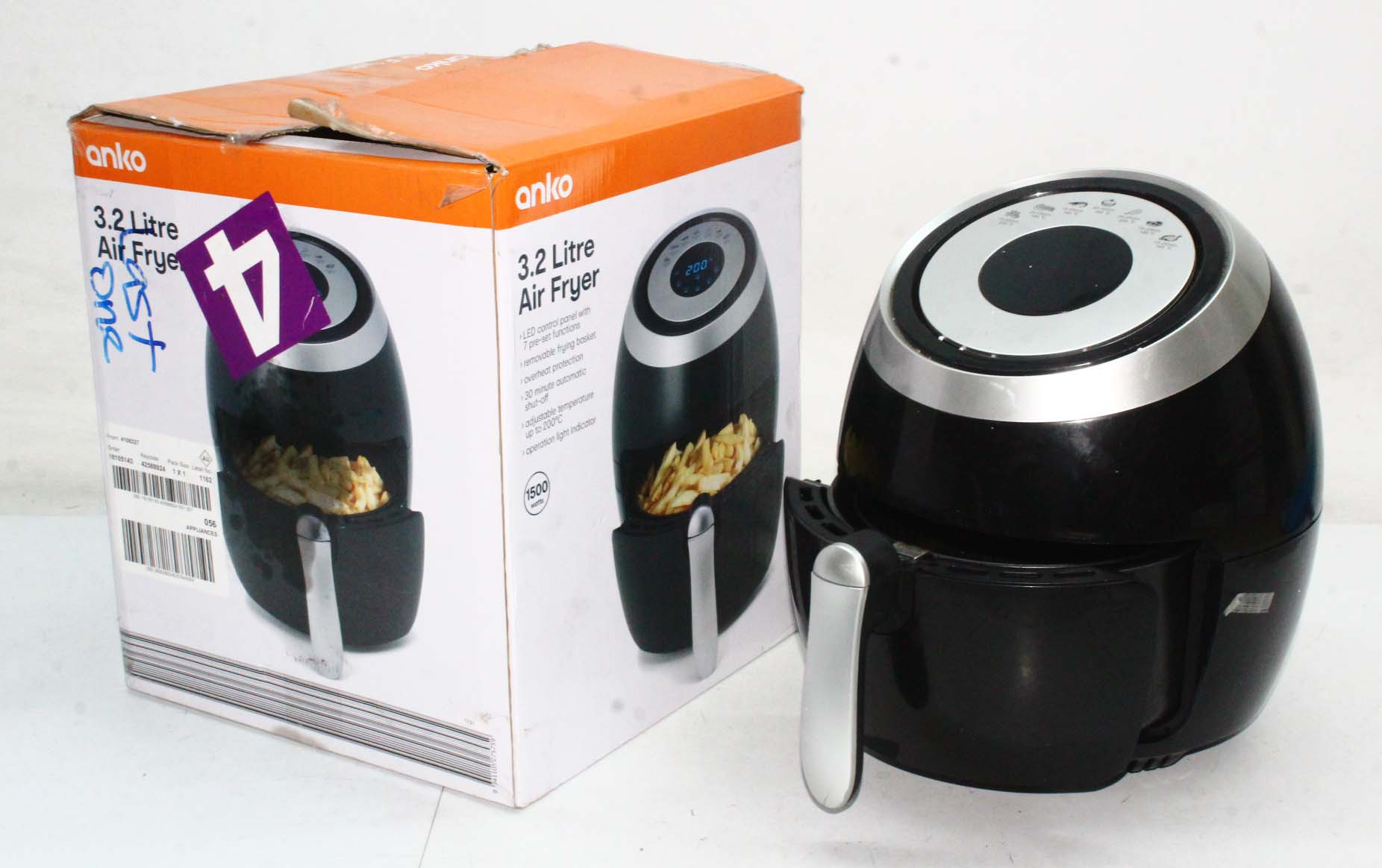 Anko air deals fryer 3.2 litre