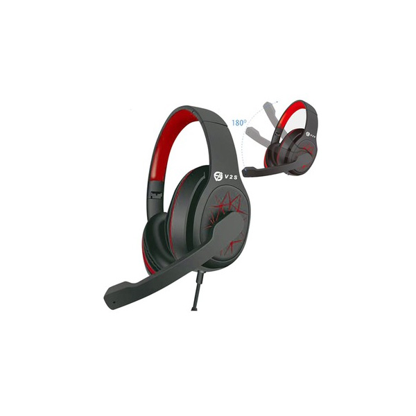 V2S K2PRO Gaming Headset (Red) HMR Shop N' Bid