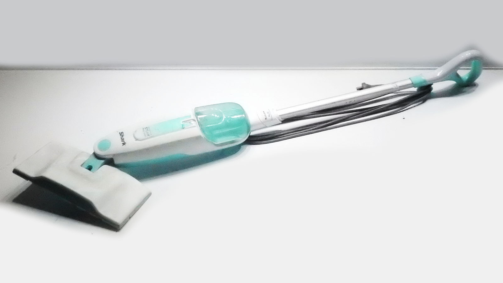 Shark Steam Mop in White and Seafoam