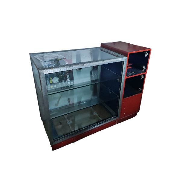 Glass Showcase With 3 Cabinet 140X60X110CM As Is HMR Shop N Bid   E8xk2isoalnv66bwd 