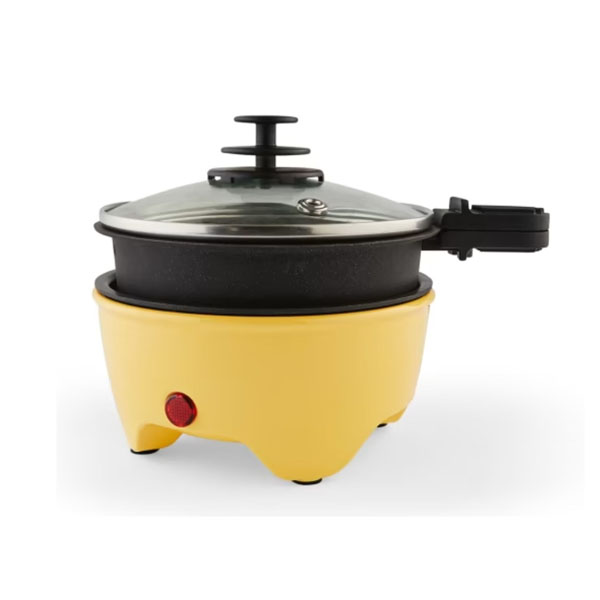 Nostalgia MyMini Personal Electric Skillet MSK5YW, Color: Yellow