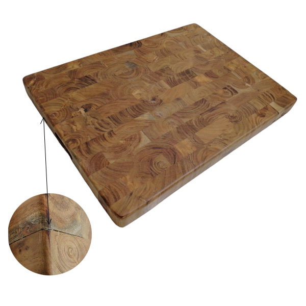 Villa Acacia Butcher Block Acacia Xl 24x18x2in Hmr Shop N Bid 