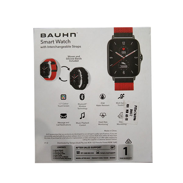Bauhn Smart Watch, Men's Fashion, Watches & Accessories, Watches on  Carousell