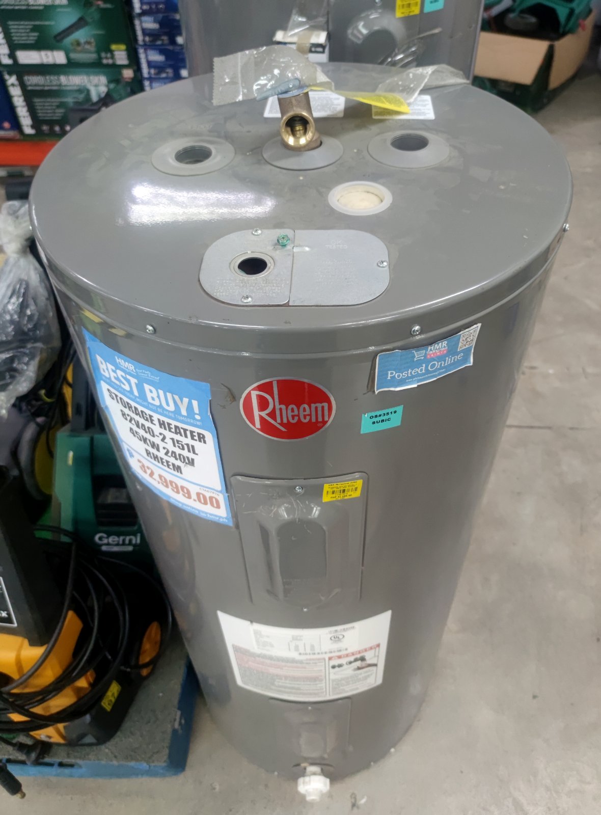 Rheem Storage Heater 82V402 HMR Shop N' Bid