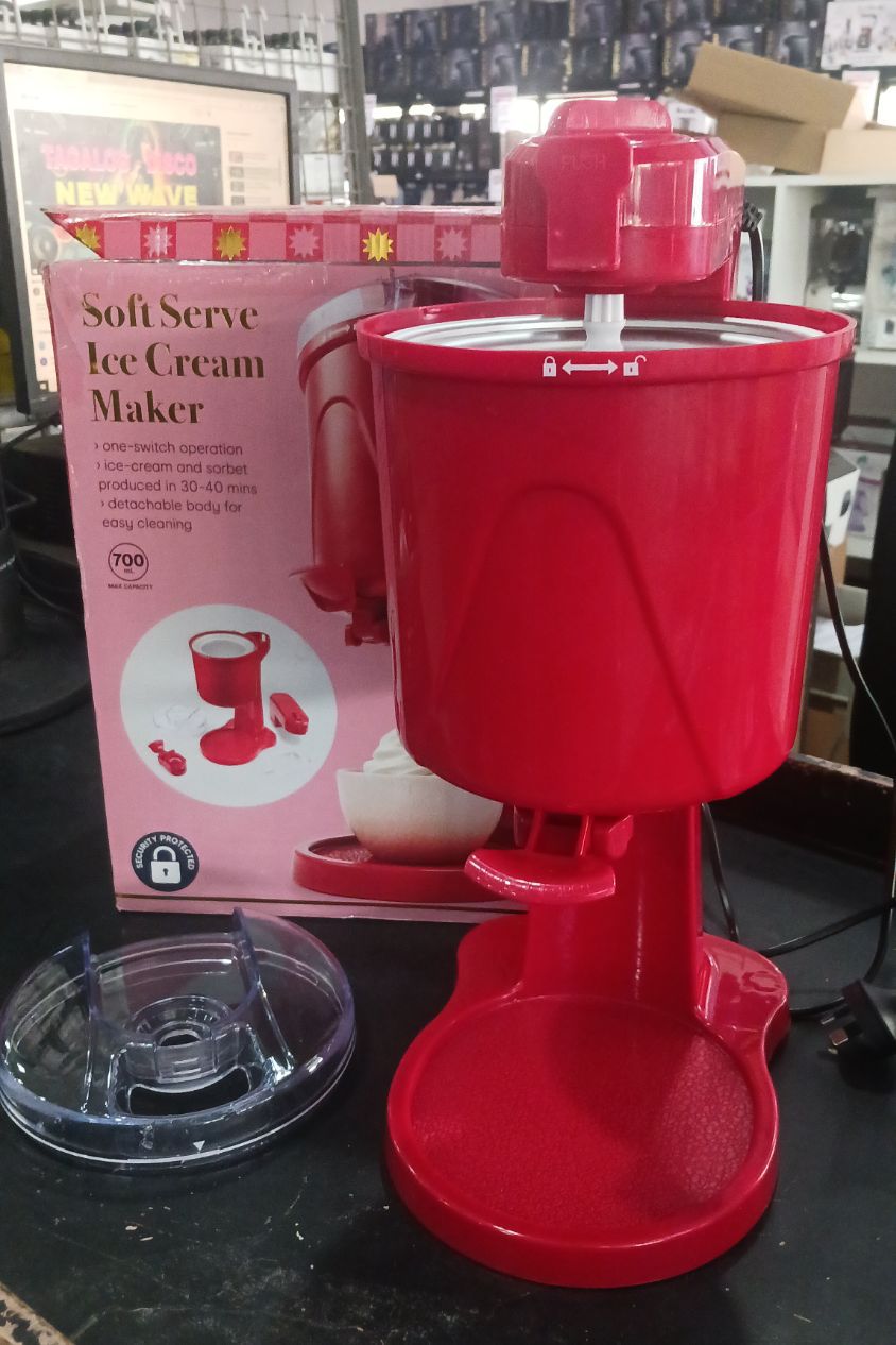 switch on ice cream maker