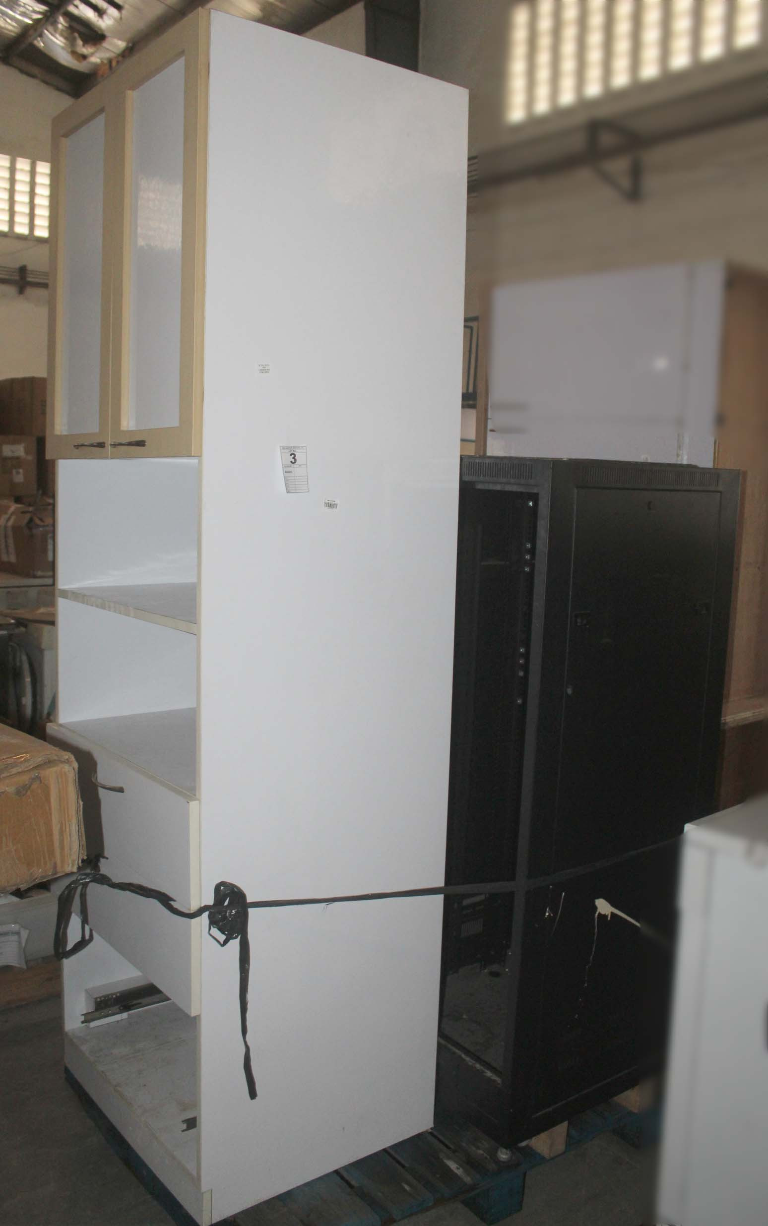 Server Rack, Wooden Cabinet And Steel Filing Cabinet / 1-Pallet ...